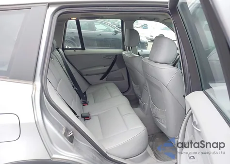 2007 BMW X3 3.0Si z USA, uszkodzony, nr VIN WBXPC93487WJ01225